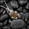 Pendant C
Ammonite Fossil Pendants in Sterling Silver and 14K Rose Gold 