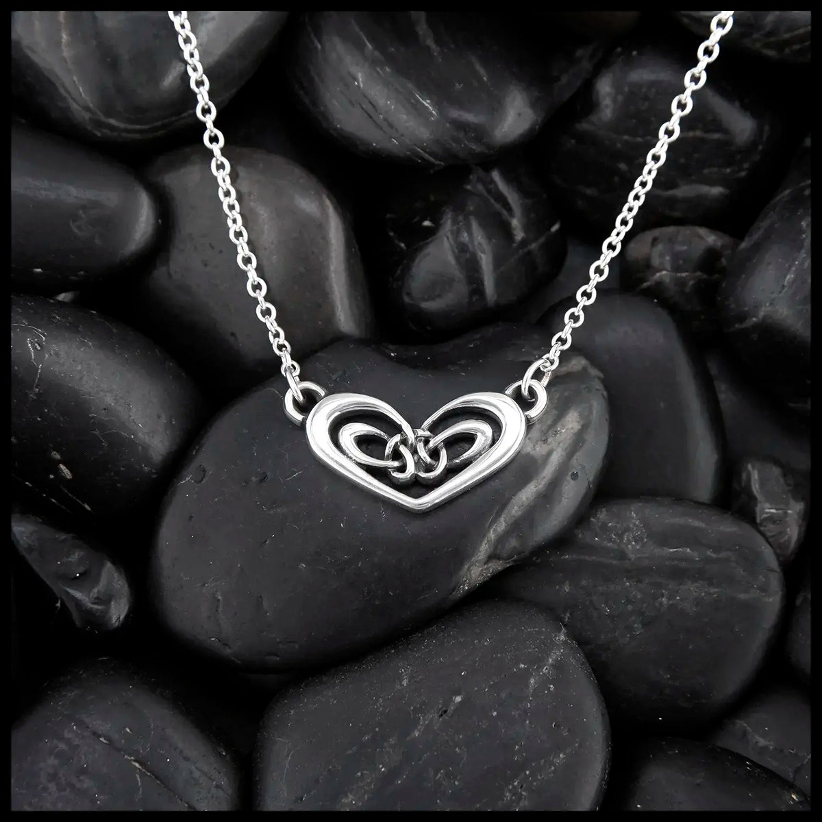 Celtic Gossamer Heart Necklace in Sterling Silver – Walker Metalsmiths