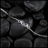Gossamer Heart Chain Bracelet in Sterling Silver