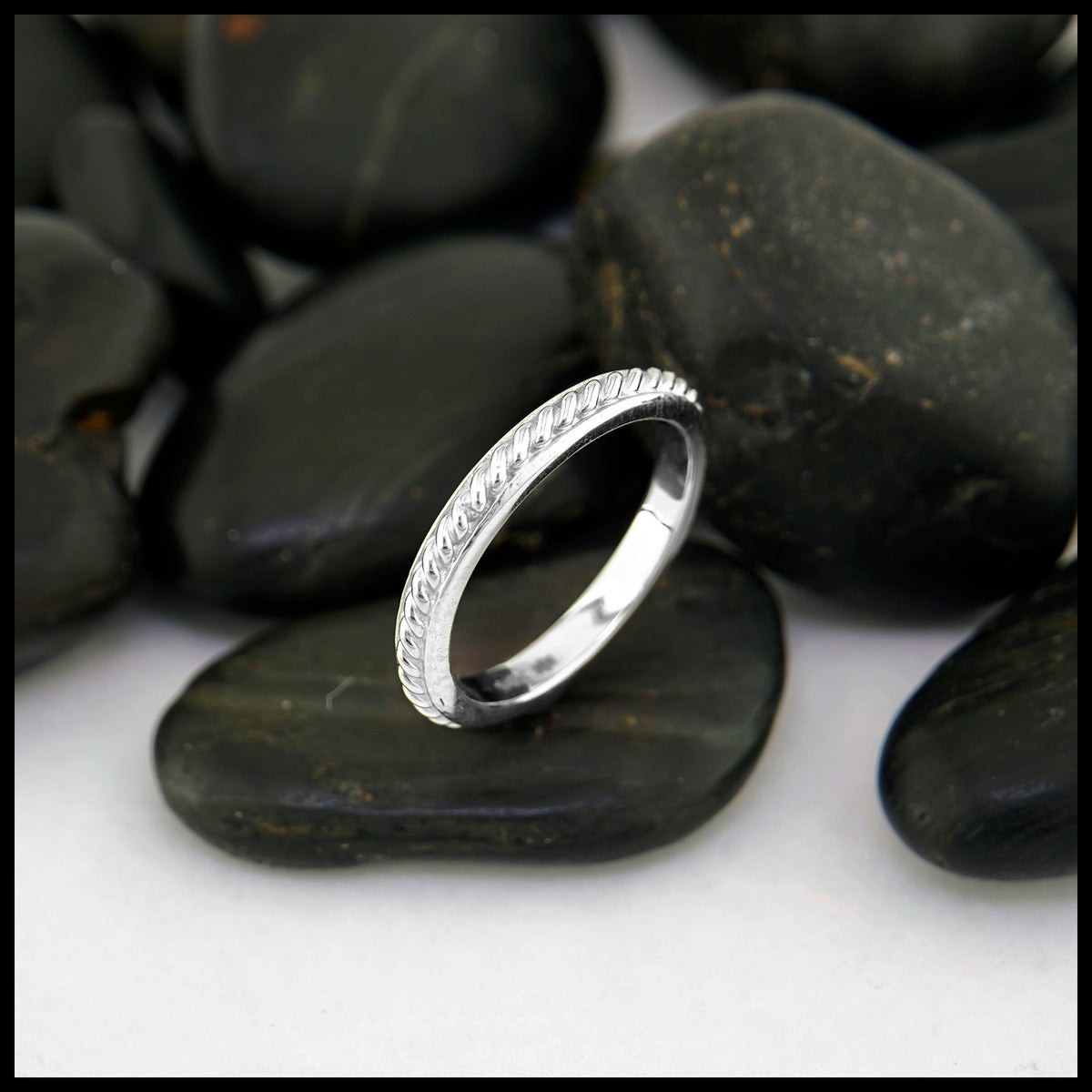 Handcrafted Celtic Elegant Twist Ring.– Walker Metalsmiths