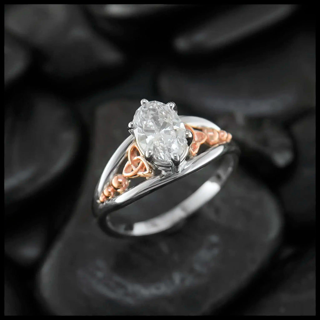 Trinity Knot Frame Ring