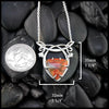 Red Creek Jasper Pendant in Sterling Silver
35mm x 32mm
