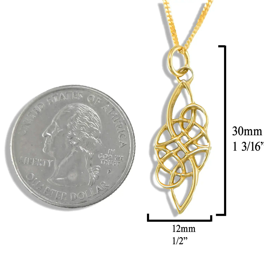 Le Chéile Pendant in Gold
