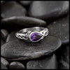 Amethyst custom Ring in Sterling Silver
