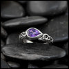 Amethyst custom Ring in Sterling Silver