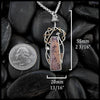 Sonoran Jasper Custom Pendant in Sterling Silver and 14K Gold
55mm x 20mm