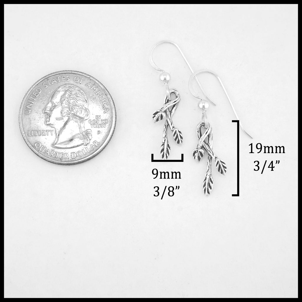 Length 19mm 3/4" width 9mm 3/8"