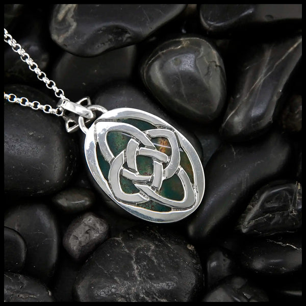 Sterling Silver Starlight Bloodstone Pendant