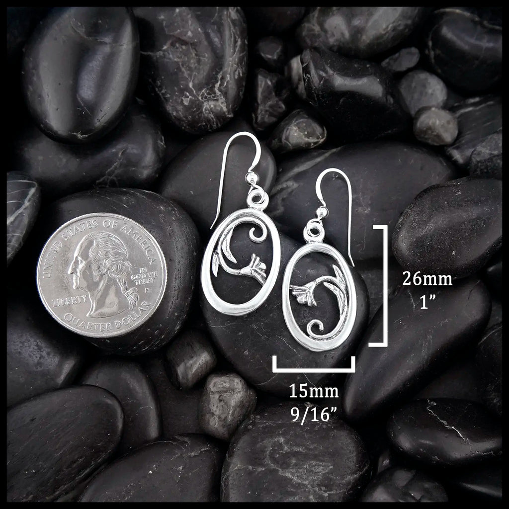 Sterling Silver Floral Drop Earrings
26mm x 15mm