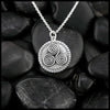 Newgrange Triskele Pendant in Sterling Silver