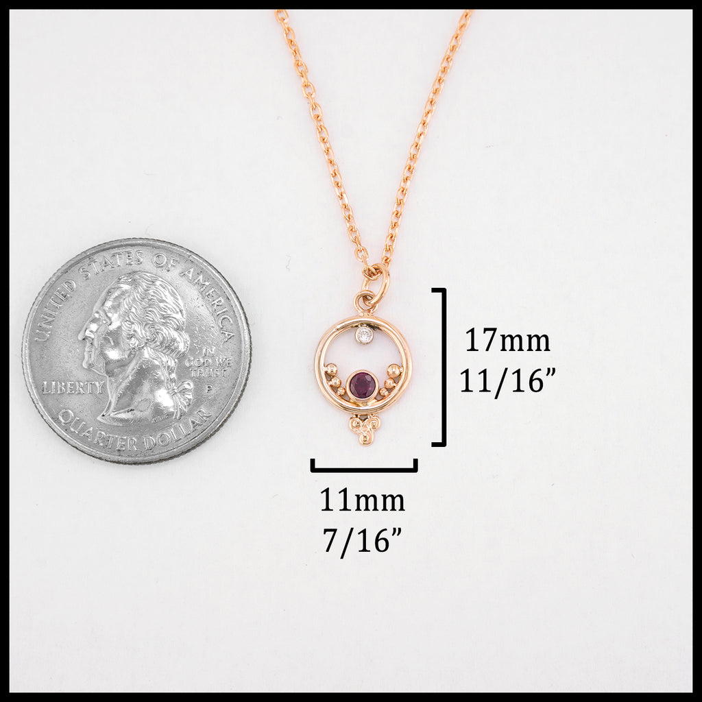 Length 17mm 11/16" width 11mm 7/16"