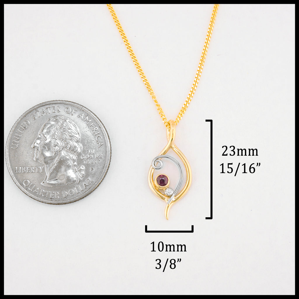 Length 23mm 15/16" width 10mm 3/8"