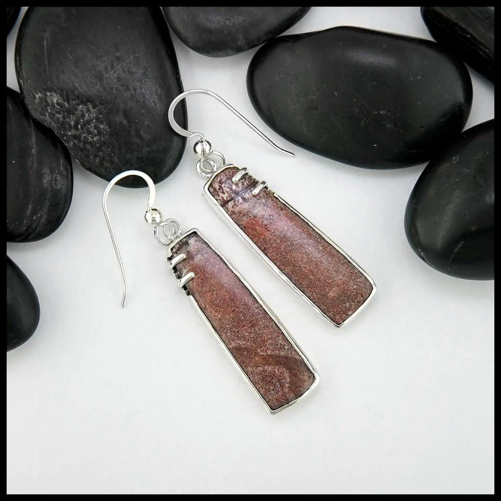 Sonoran Jasper Drop Earrings in Sterling Silver