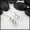Sonoran Dendritic Jasper Drop Earrings in Sterling Silver