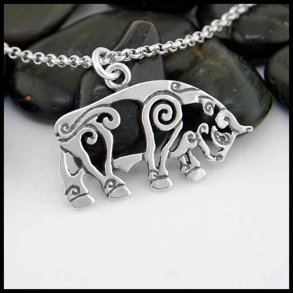 Pictish Bull Pendant