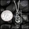 Clíodhna Pendant in Sterling Silver
27mm x 10mm