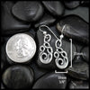 Clíodhna Drop Earrings in Sterling Silver
25mm x 10mm