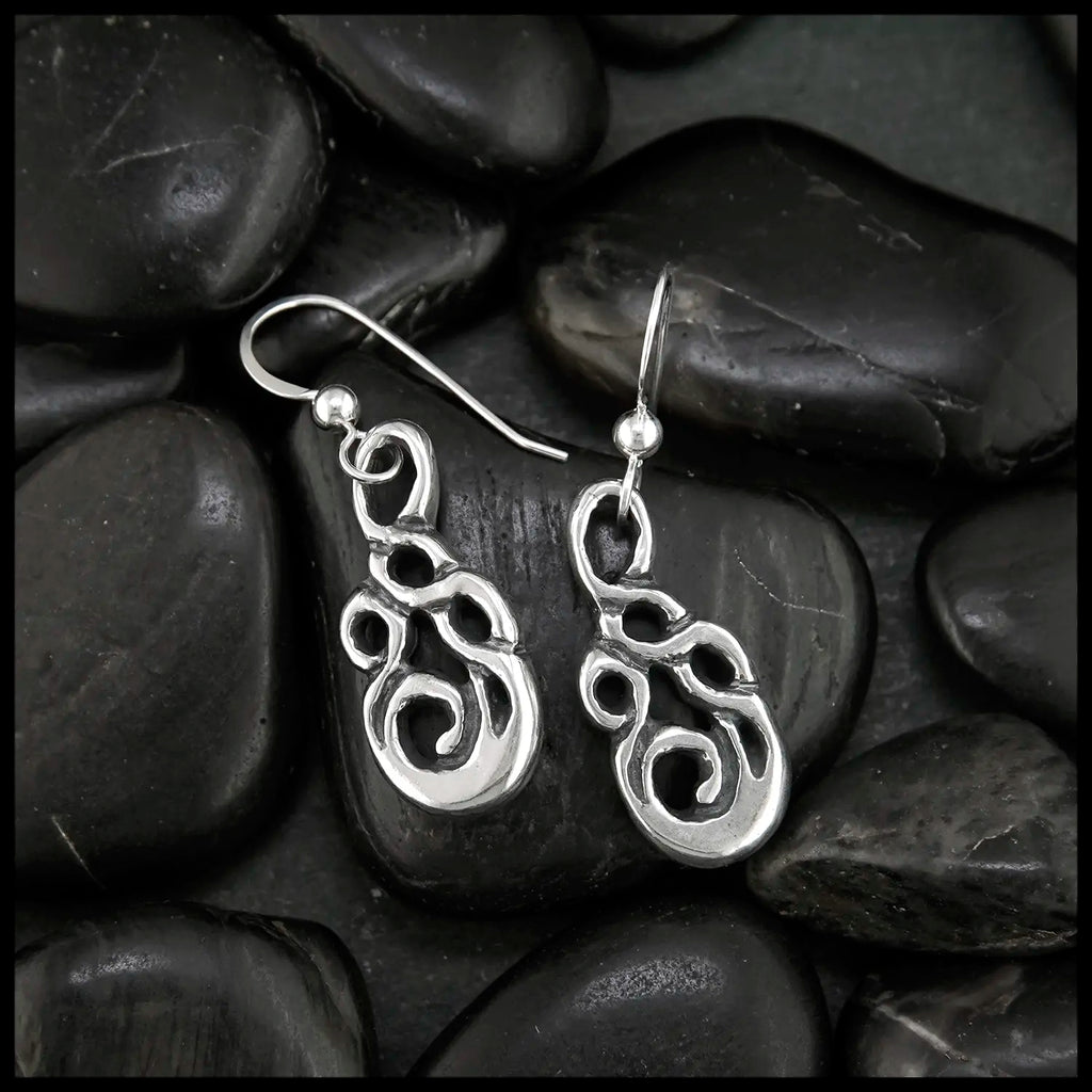 Clíodhna Drop Earrings in Sterling Silver