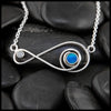 Flight Path Pendant in Sterling Silver