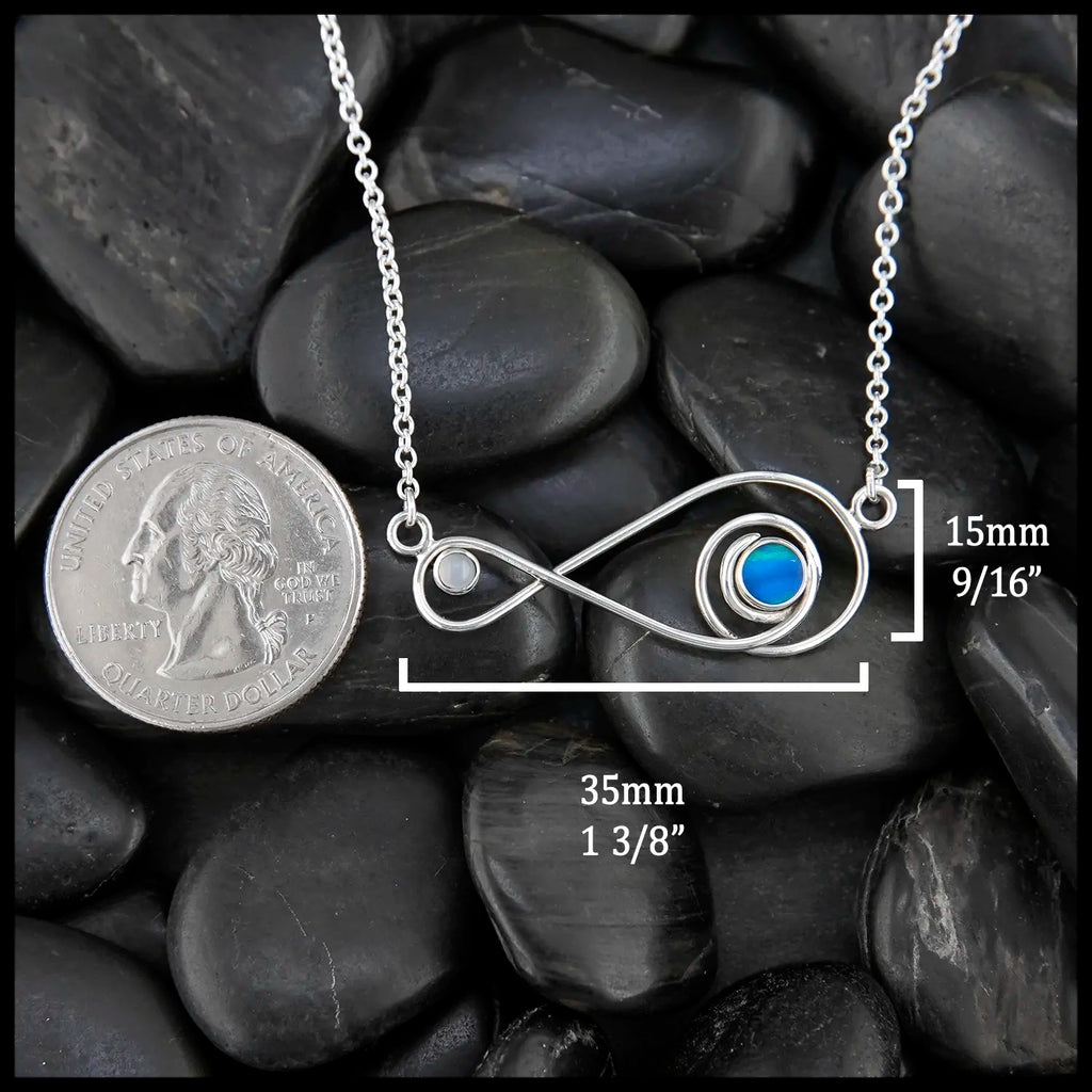 Flight Path Pendant in Sterling Silver
5mm x 35mm