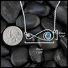 Flight Path Pendant in Sterling Silver
5mm x 35mm