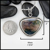 Moss Agate Tree Pendant in Sterling Silver