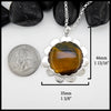 Tiger's Eye Pendant in Sterling Silver
46mm x 35mm