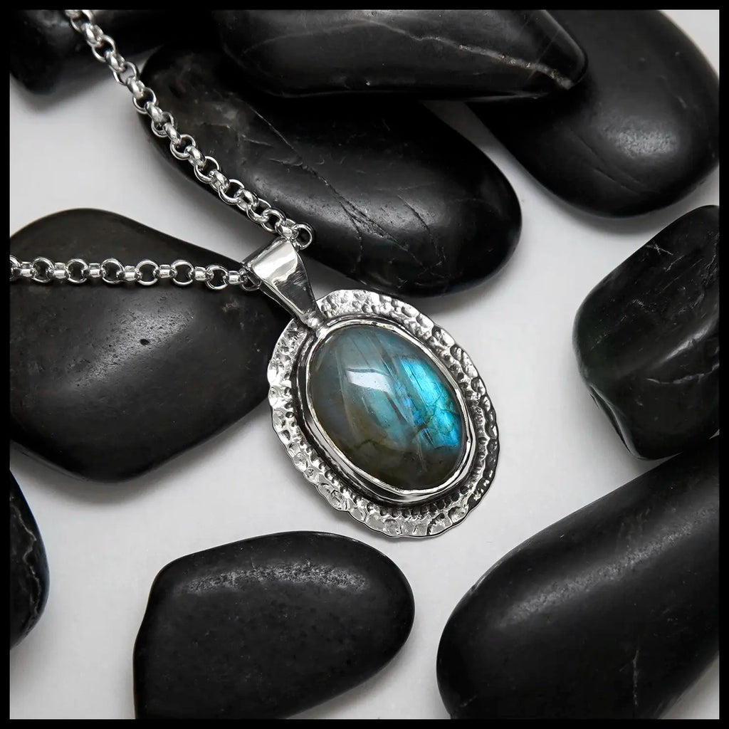 Labradorite Pendant in Sterling Silver