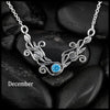 Tulip Bar Necklace- December