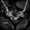 Tulip Bar Necklace- March
