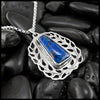 Malachite Pendant in Sterling Silver