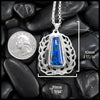 Malachite Pendant in Sterling Silver