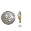 Trinity Knot Engagement Ring in 14K Yellow Gold