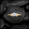 Trinity Knot Diamond ring in 14K Gold