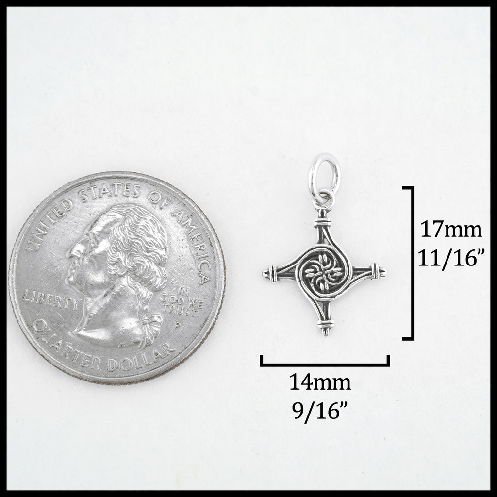 Length 17mm 11/16" width 14mm 9/16"