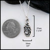 Clíodhna Birthstone Pendant in Sterling Silver