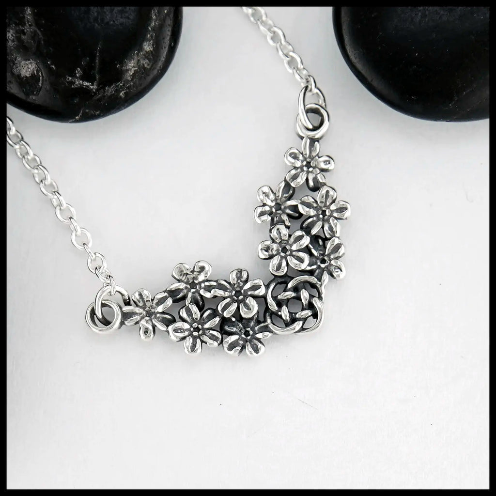 Josephine's Forget-Me-Knot necklace in sterling silver