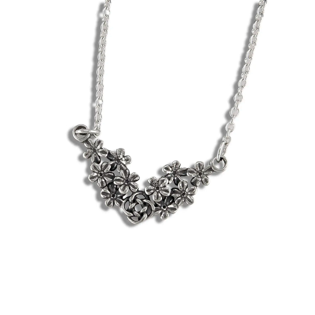 Josephine's Forget-Me-Knot necklace in sterling silver