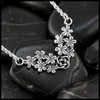 Josephine's Forget-Me-Knot necklace in sterling silver