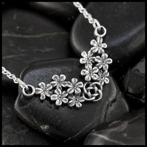 Josephine's Forget-Me-Knot necklace in sterling silver