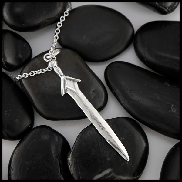 Sterling Silver Sword Pendant