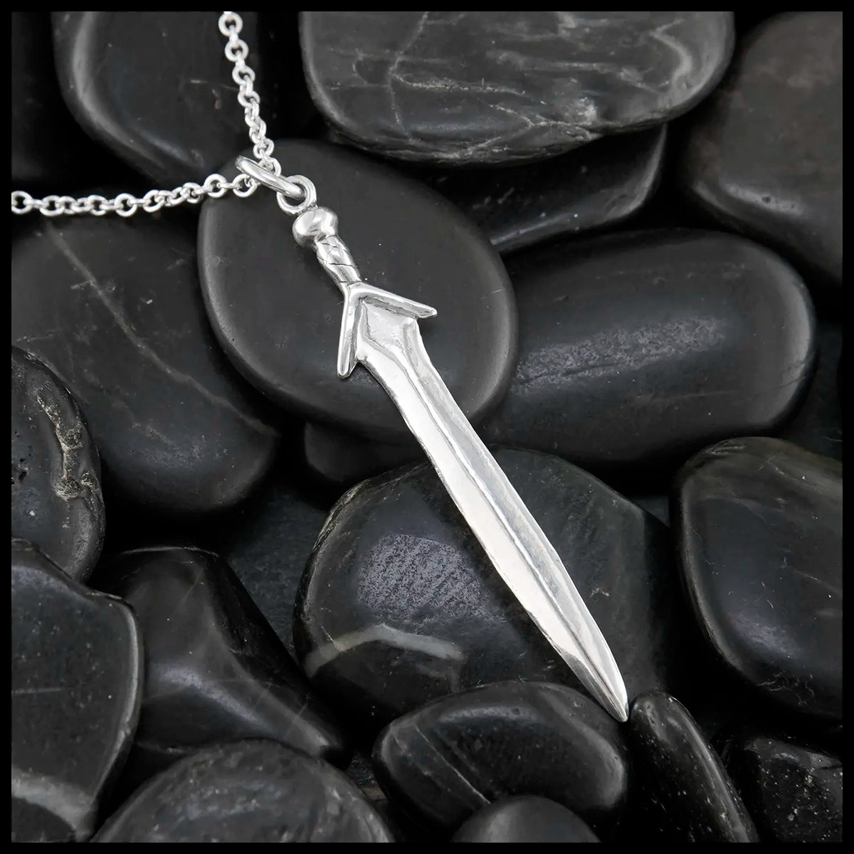 Sterling Silver Sword Pendant – Walker Metalsmiths