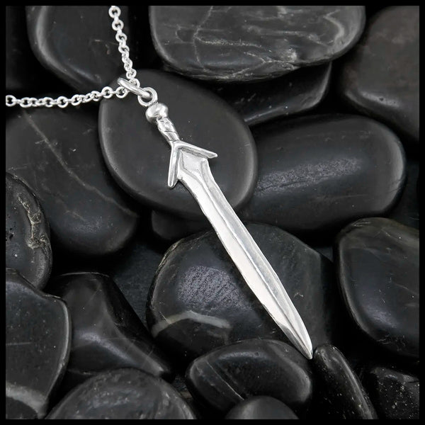 Sterling Silver Sword Pendant
