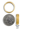 Modern Josephine's Knot Ring in 14K Gold- 5mm width