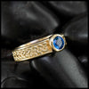 Modern Josephine's Knot With Sapphire