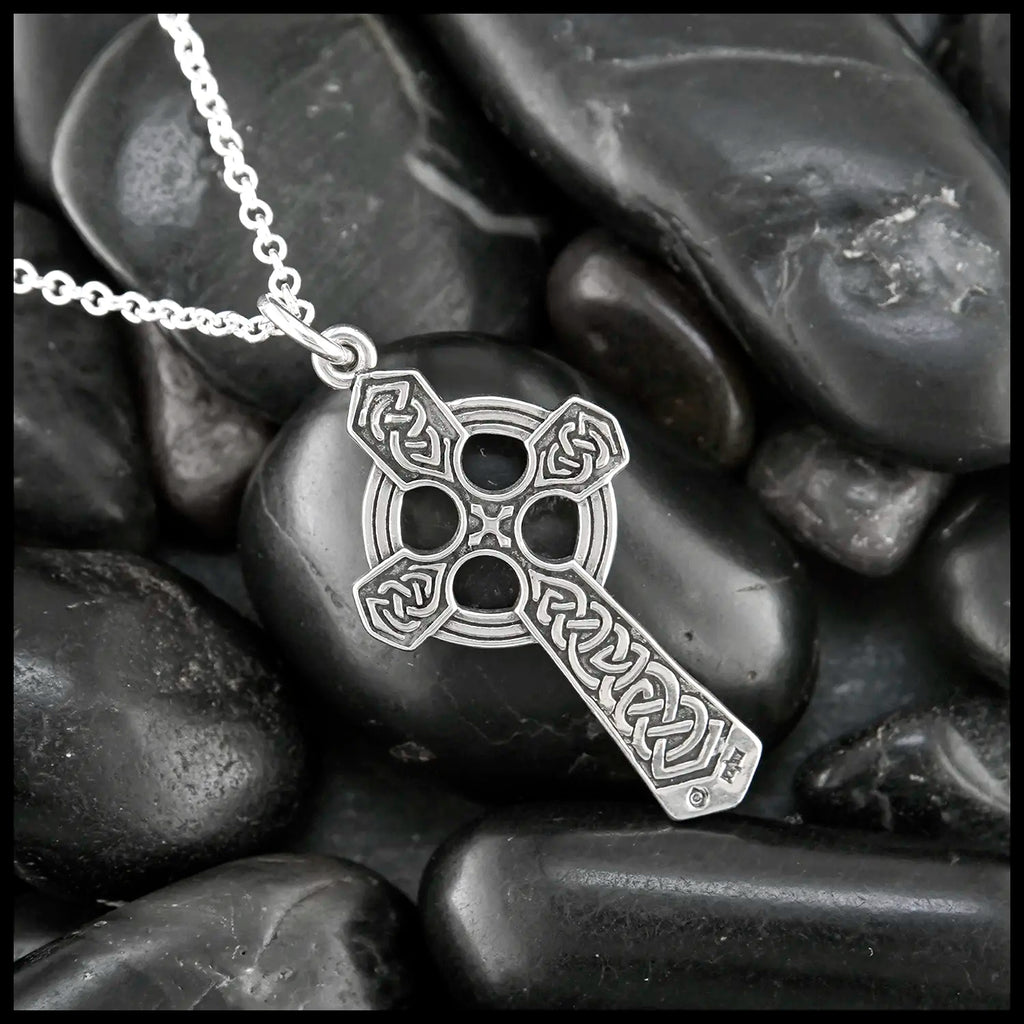 Sterling Silver Small Trinity Celtic Cross Pendant