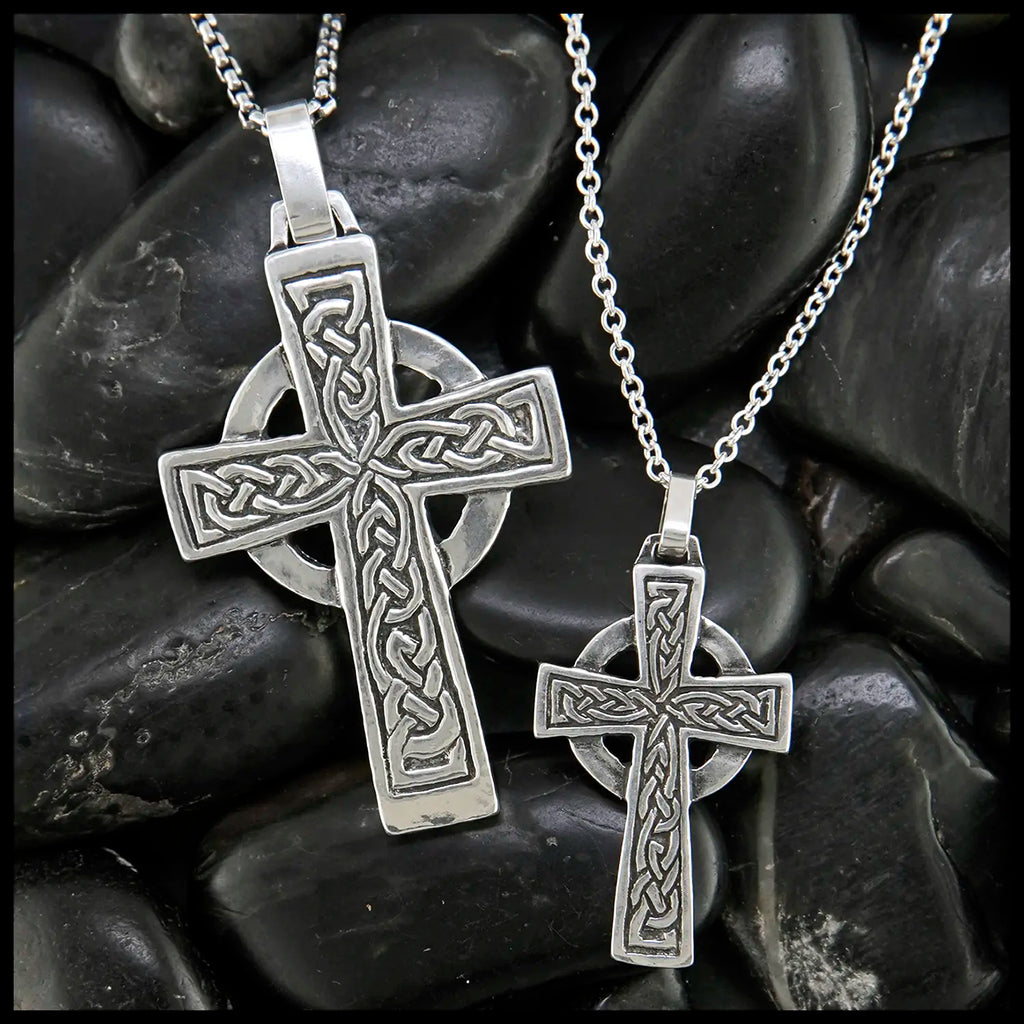 Sterling Silver Genesis Celtic Cross Pendant