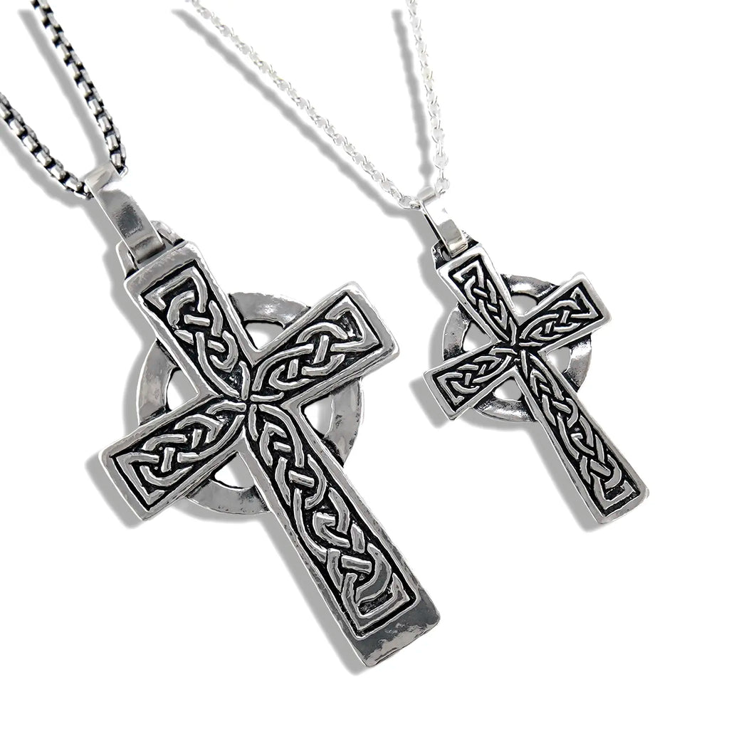 Sterling Silver Genesis Celtic Cross Pendant