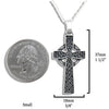 Sterling Silver Adomnan Celtic Cross Pendant