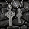 Sterling Silver Adomnan Celtic Cross Pendant